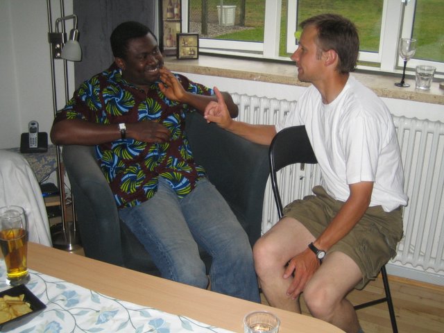 At Jakob and Damaris place