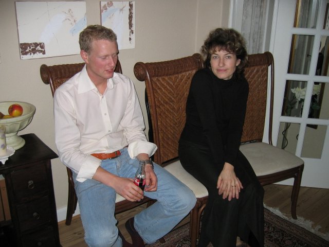 More photos from our evening at Søren and Carina's place