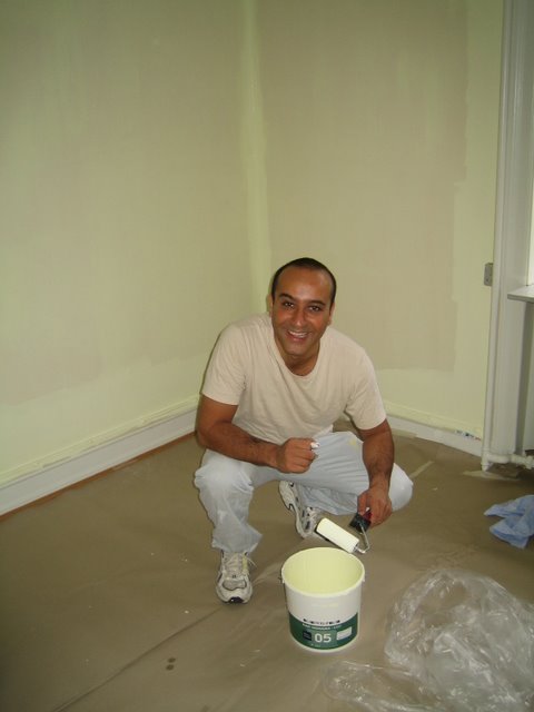 Painting continues