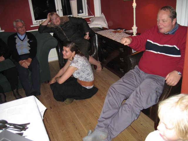 More photos from our evening at Søren and Carina's place