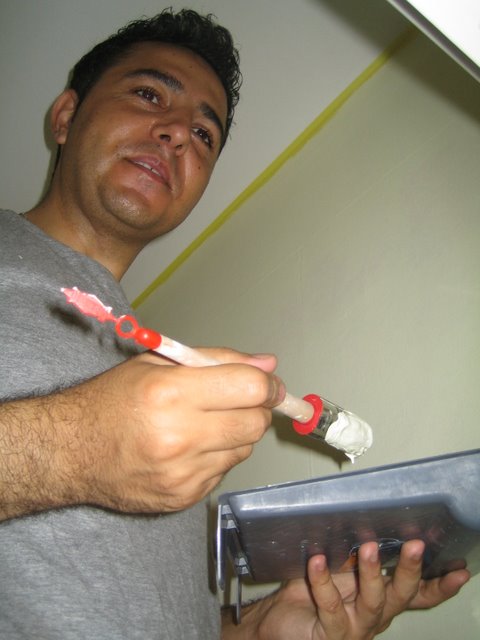 Painting continues