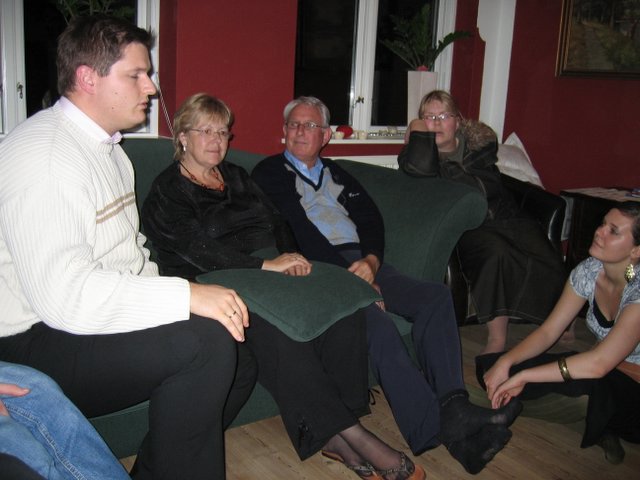 More photos from our evening at Søren and Carina's place