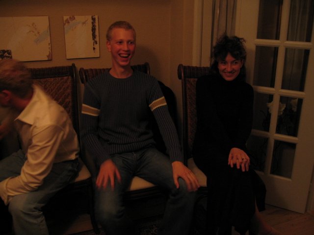 More photos from our evening at Søren and Carina's place