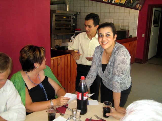 Pizza after the meeting