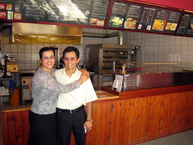 Pizza after the meeting