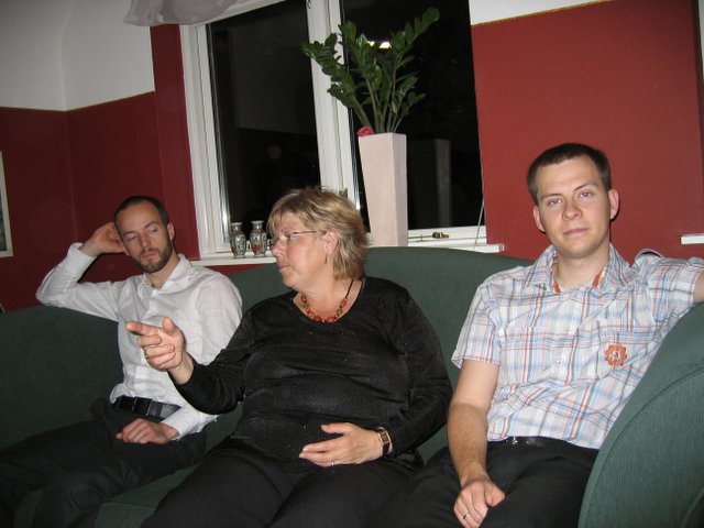 More photos from our evening at Søren and Carina's place
