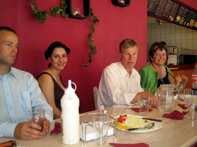 Pizza after the meeting