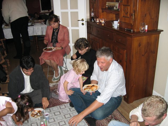 More photos from our evening at Søren and Carina's place