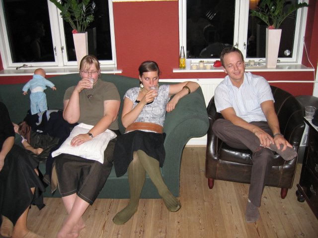 More photos from our evening at Søren and Carina's place