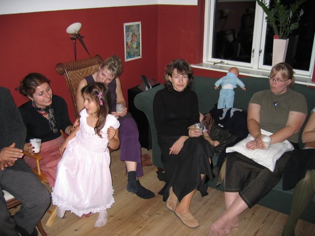 More photos from our evening at Søren and Carina's place