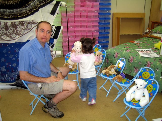 Tea party at the yarn shop