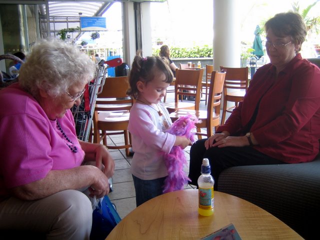 Tea party at the yarn shop