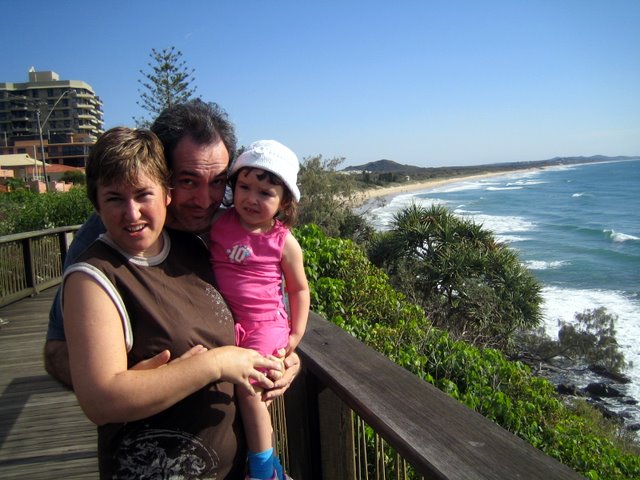 Walking along the beach
