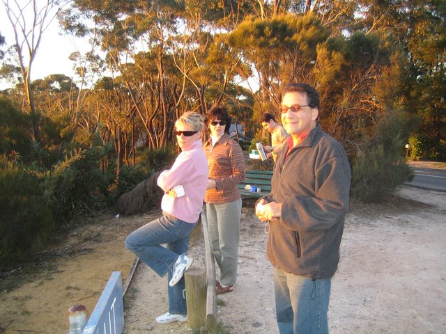 Blue mountains' sunset