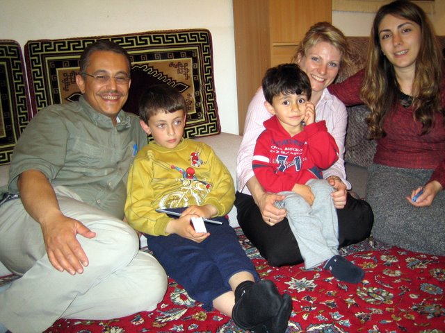An evening with Mahsumeh, Arman and the kids