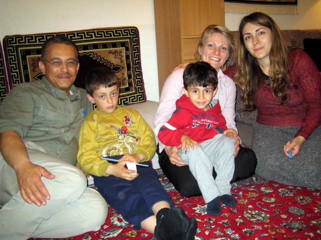 An evening with Mahsumeh, Arman and the kids