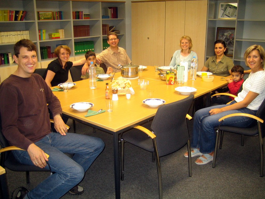 Together with friends in Dusseldorf
