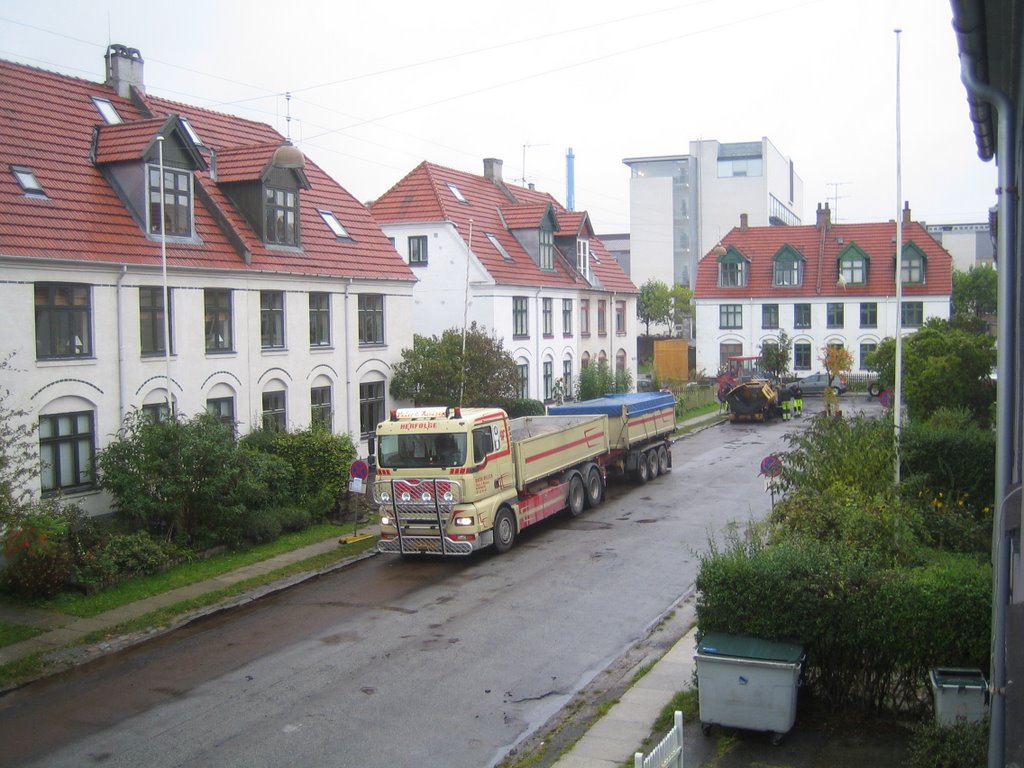 Roadworks at Kløverbladsgade