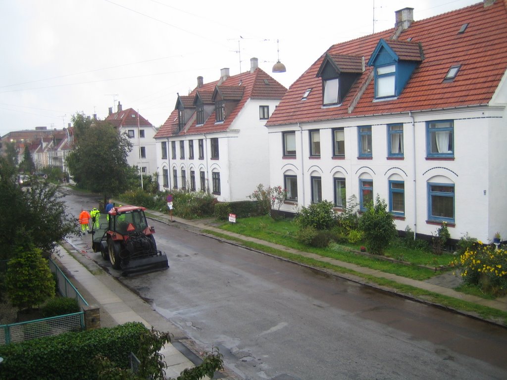 Roadworks at Kløverbladsgade