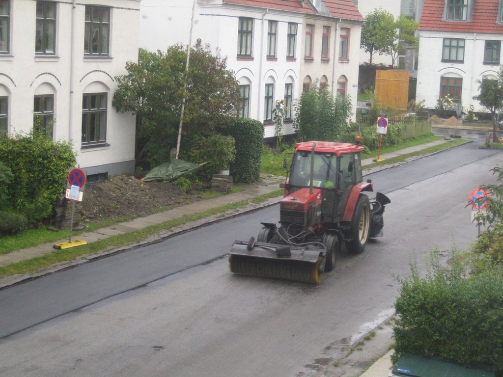 Roadworks at Kløverbladsgade