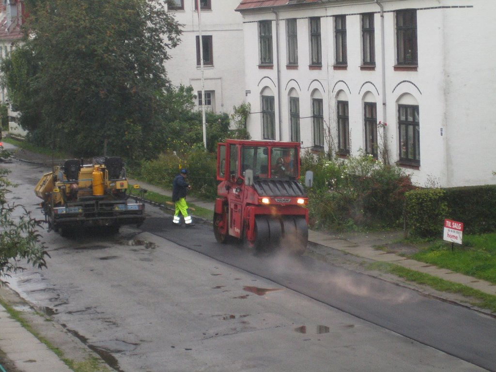 Roadworks at Kløverbladsgade
