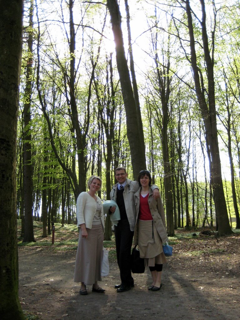 Coffee break in a forest near Fredensborg