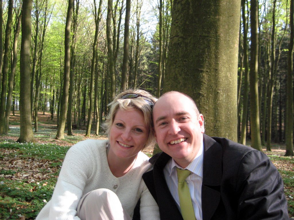 Coffee break in a forest near Fredensborg