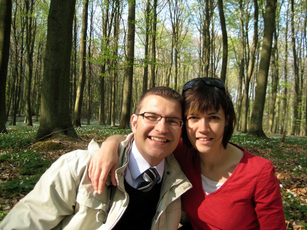 Coffee break in a forest near Fredensborg