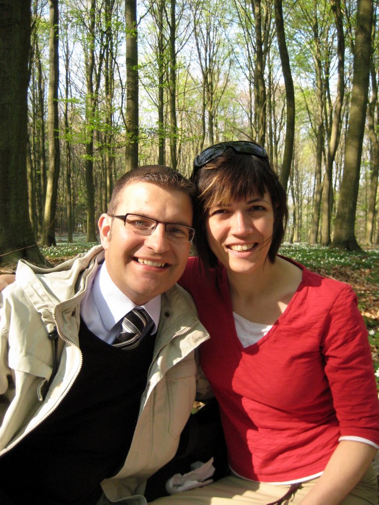 Coffee break in a forest near Fredensborg