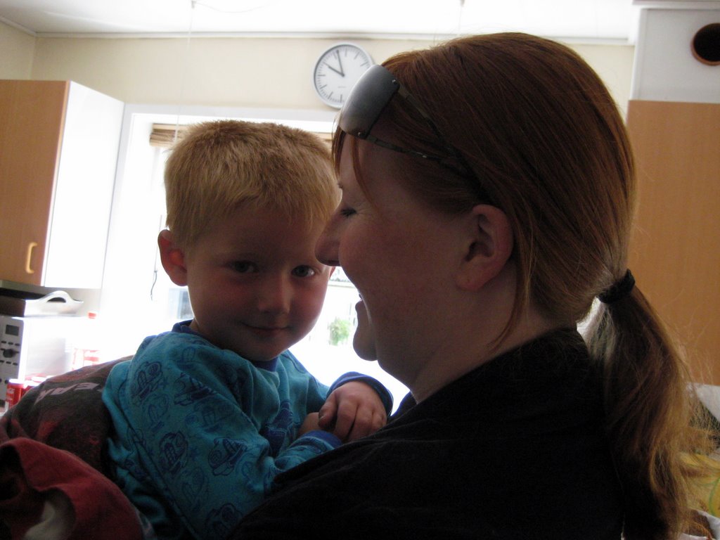 Lise, Rasmus and Mikkel came to visit