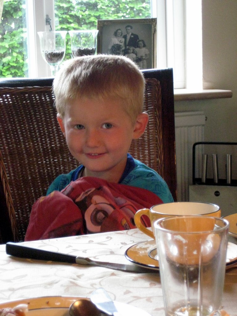 Lise, Rasmus and Mikkel came to visit