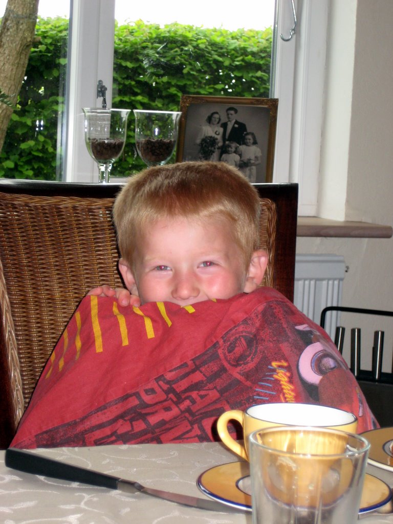 Lise, Rasmus and Mikkel came to visit
