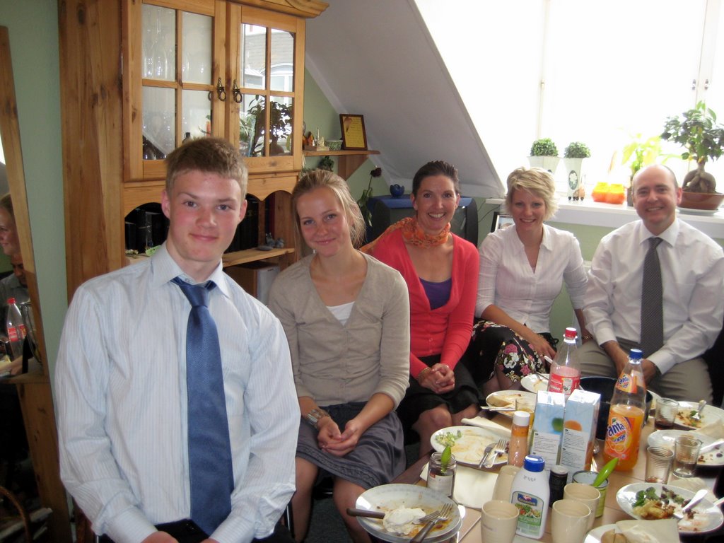 Lunch at Trine's place...