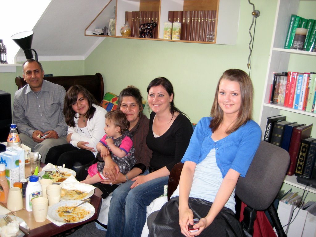 Lunch at Trine's place...