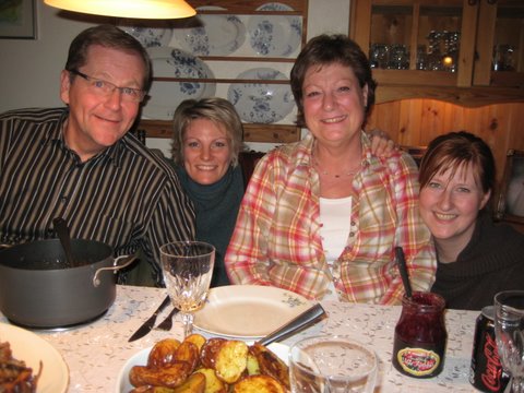 An evening with Mikkel and Lise