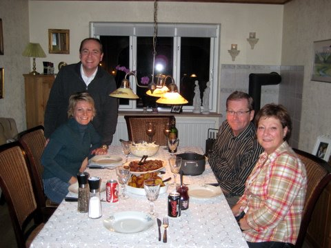 An evening with Mikkel and Lise