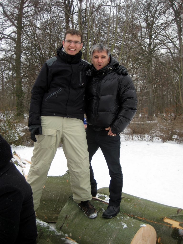 Fun with friends in the snow