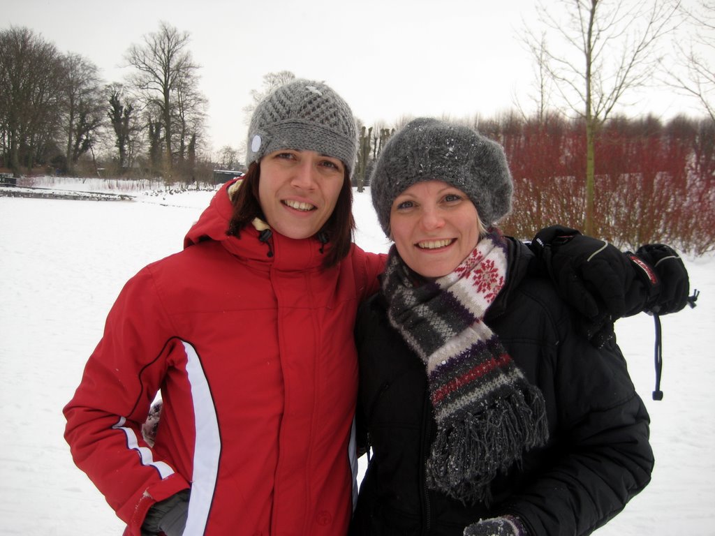 Fun with friends in the snow