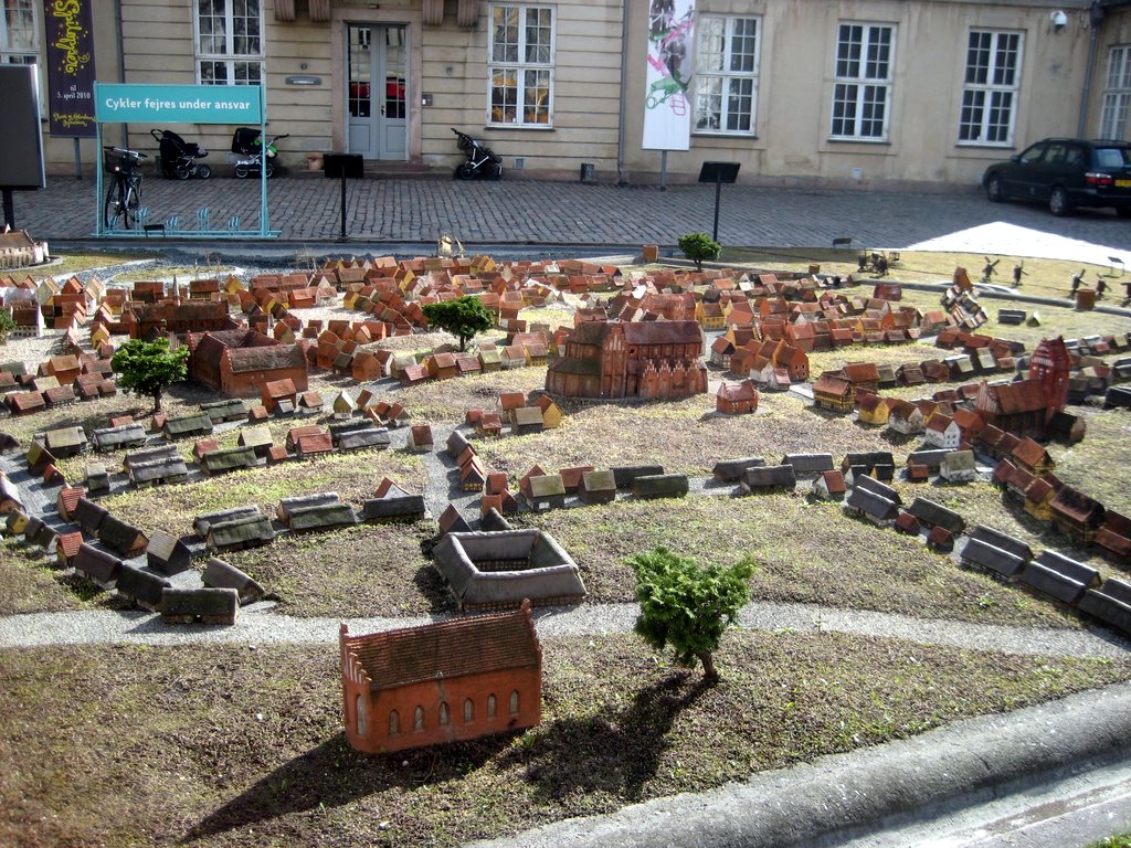 A mini city outside the Museum of Copenhagen