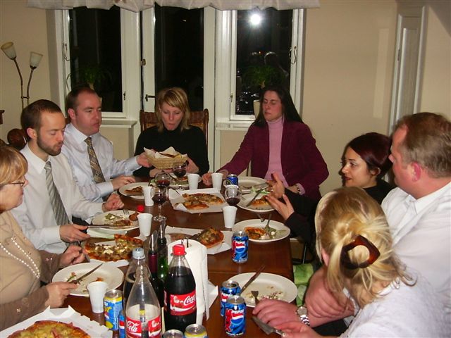 Today's meeting and the gettogether afterwards