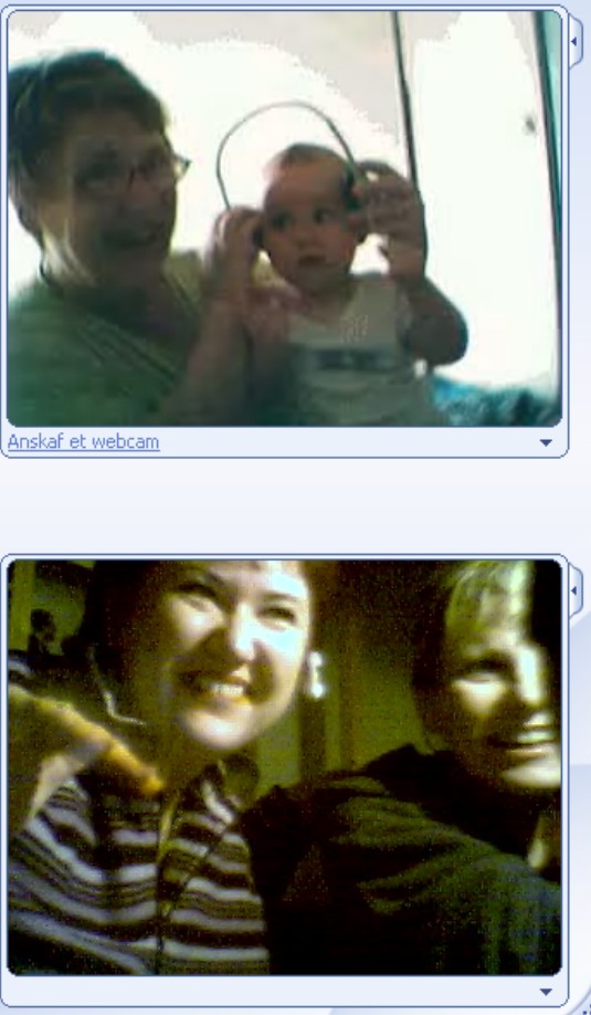Chrystal's first video chat?