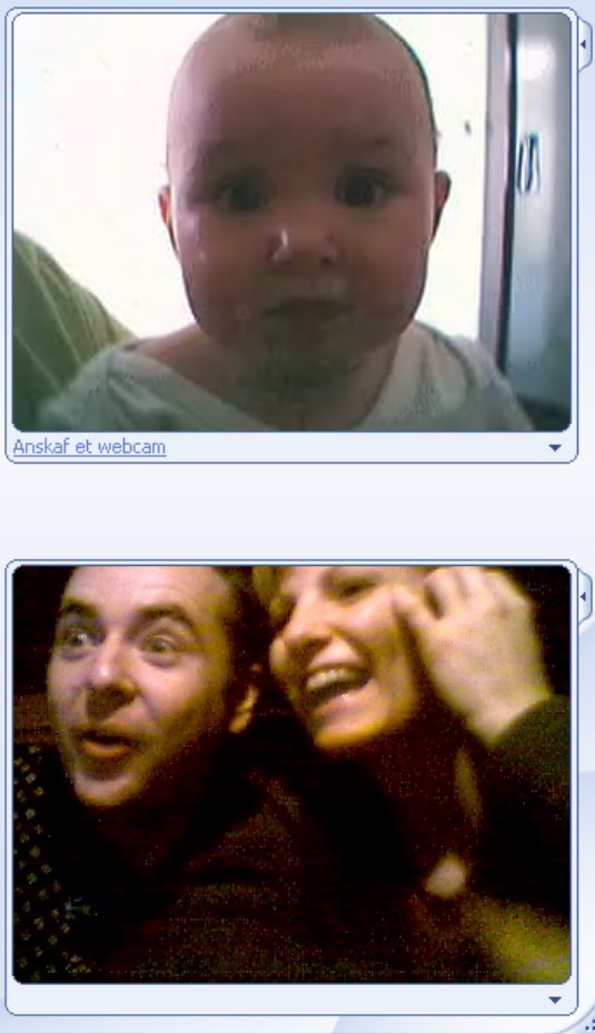 Chrystal's first video chat?