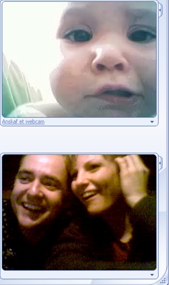 Chrystal's first video chat?