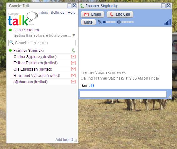 First look: Google Talk