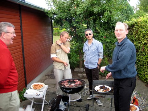 A gettogether at Jimmie and Anita's place