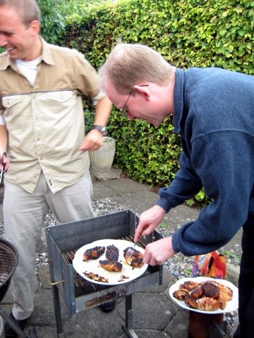 A gettogether at Jimmie and Anita's place