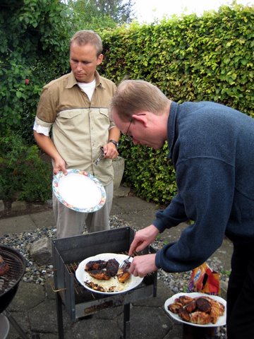 A gettogether at Jimmie and Anita's place