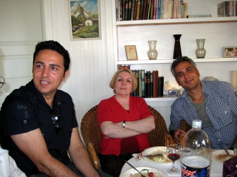A gettogether at Jimmie and Anita's place