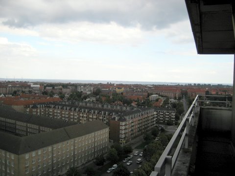 Bird's eye view of Copenhagen