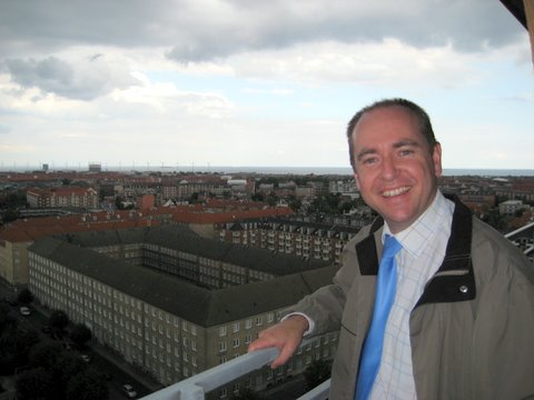Bird's eye view of Copenhagen